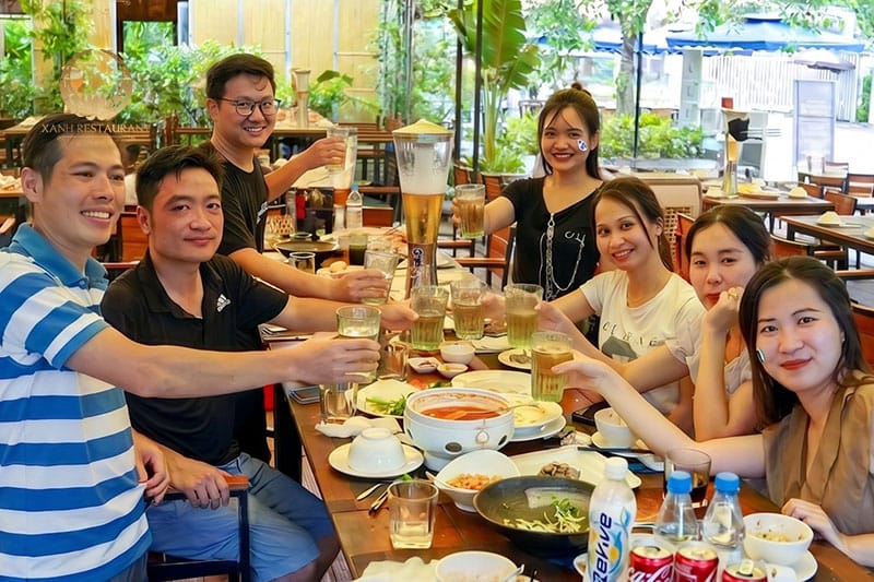 Món Best-Seller tại Xanh - lai rai “Dzô” ngay Món Best-Seller tại Xanh