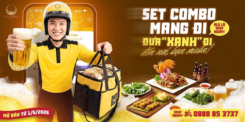 Set Combo mang đi - Mang “Xanh” đến nơi bạn muốn!