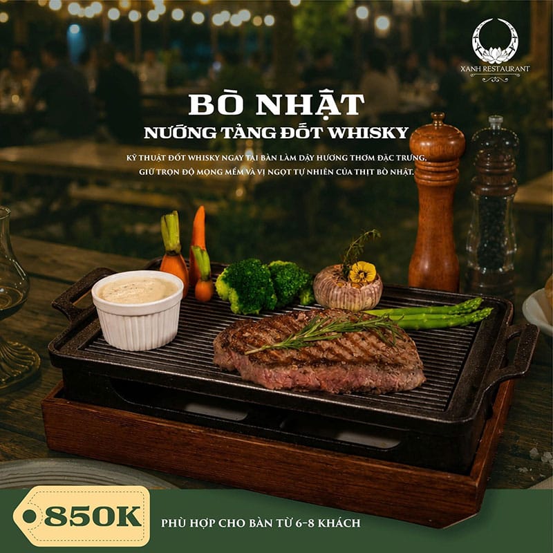 Món nướng chuẩn vị bắt vị bia êm: Đỉnh cao cuộc vui tại Xanh restaurant Món nướng chuẩn vị bắt vị bia êm