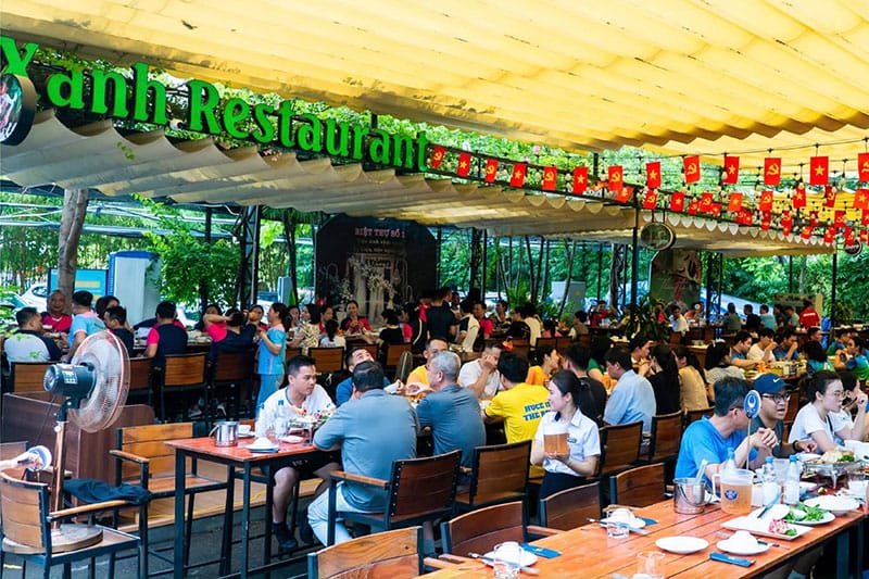 Xanh Restaurant - Điểm hẹn giải nhiệt sau những trận đấu thể thao