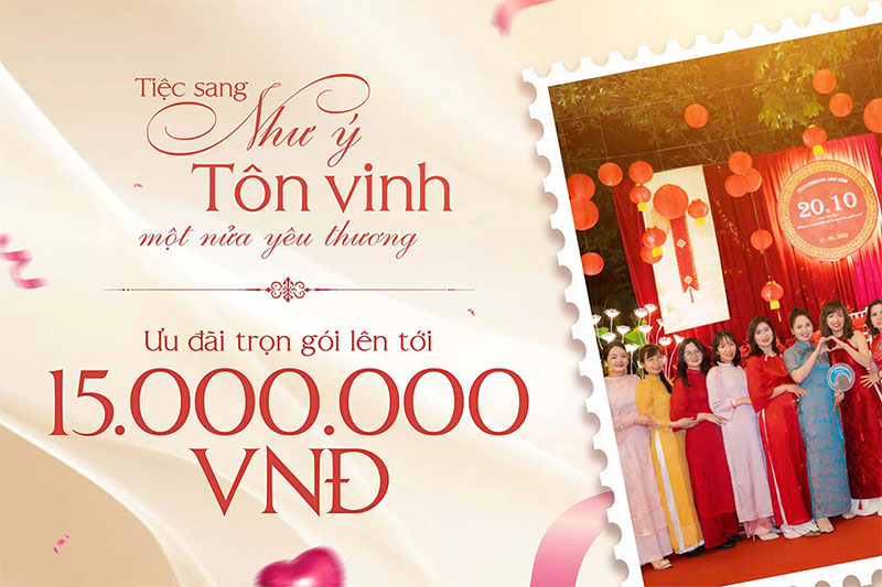 Tiệc sang như ý - tôn vinh nửa yêu thương tại Biệt Thự Số 1